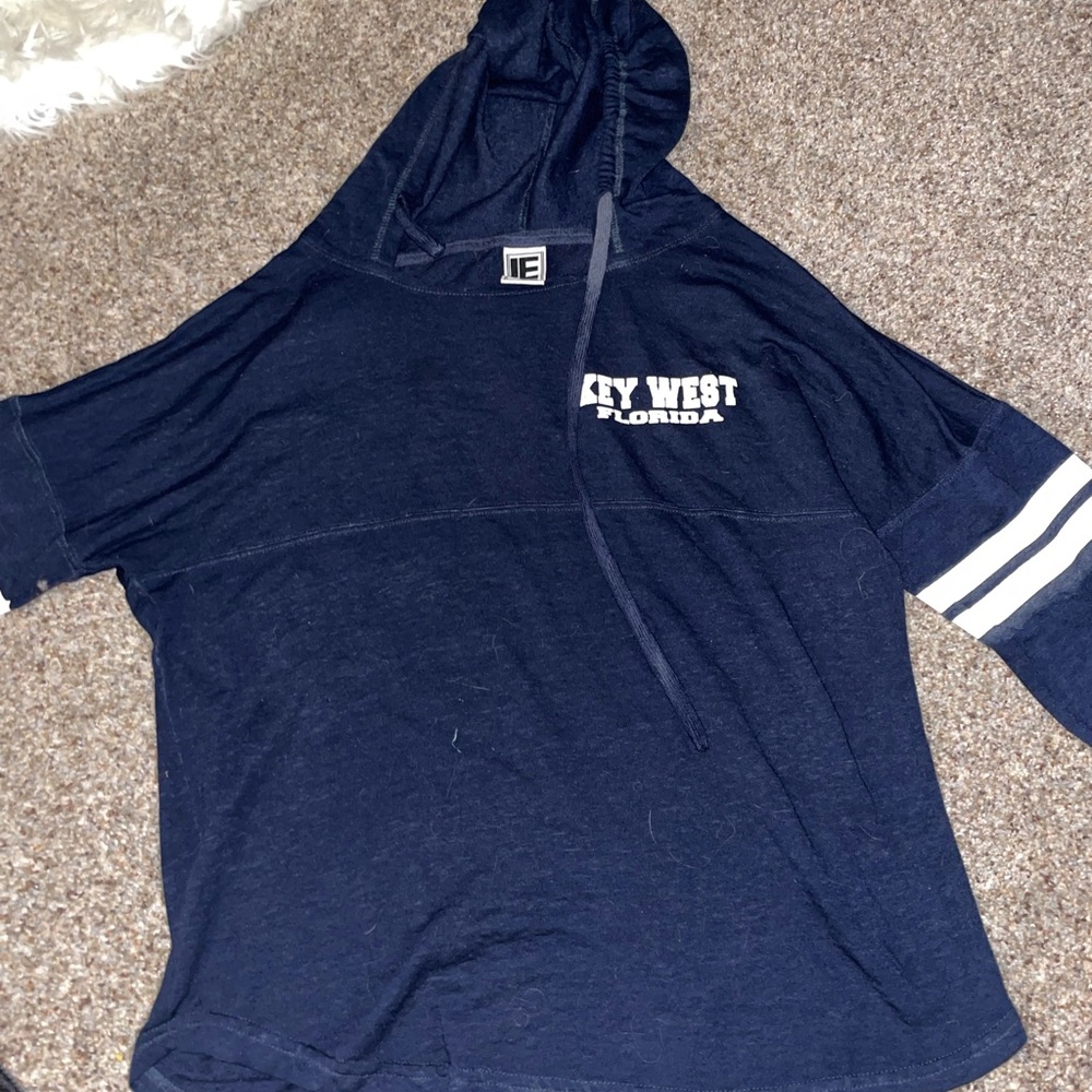 Light weight navy blue sweatshirt. Bought at local key west gift shop. Size M